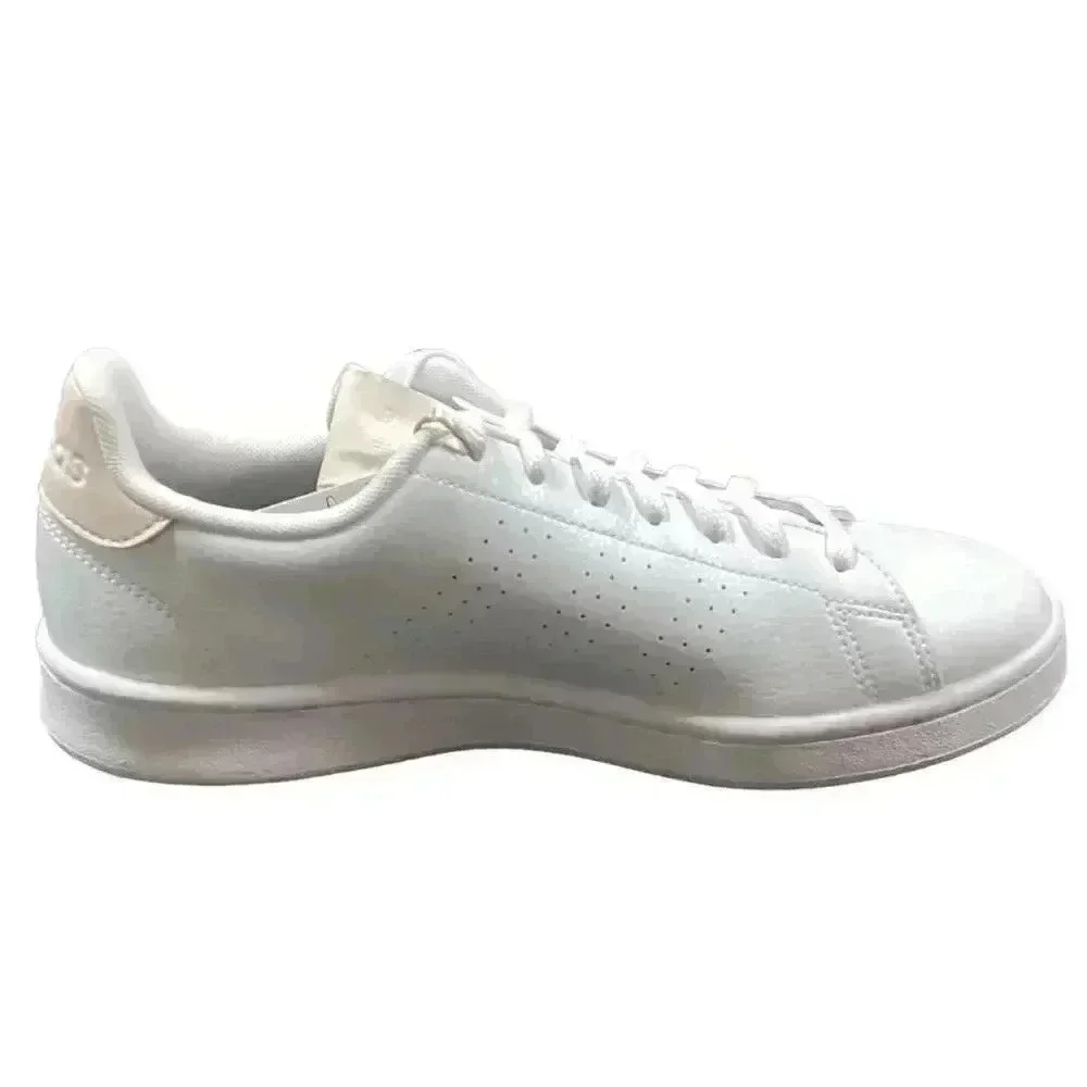 Adidas Advantage White Pink Women 9 Athletic Tennis Shoes Sneaker Trainer ID9652